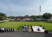 Kapolres Dharmasraya Pimpin Apel Binlat Calon Anggota Polri Tahun 2023