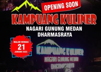 Tak Sekedar Jajanan Makanan, Kampung Kuliner Nagari Gunung Medan Juga Sajikan Hiburan Rakyat