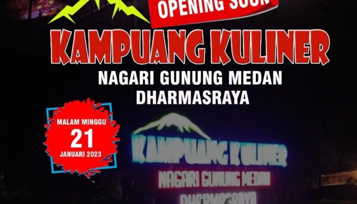 Tak Sekedar Jajanan Makanan, Kampung Kuliner Nagari Gunung Medan Juga Sajikan Hiburan Rakyat