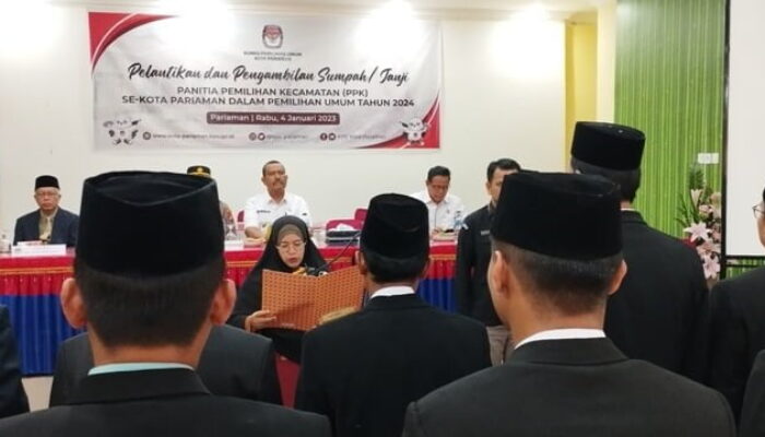 20 Orang PPK Se-Kota Pariaman Dilantik