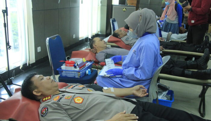 Peringati Hari Pers Nasional 2023, Polda Sumbar Gelar Donor Darah