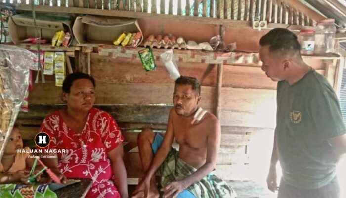 Mengidap Tumor, Asrizal Warga Korong Kampung Surau Terpaksa Pulang Kampung