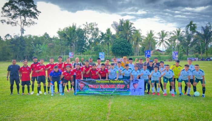 Bangkitkan Persatuan dan Kesatuan Pemuda, Permata FC Nagari Taeh Baruah Gelar Turnamen Wali Nagari Cup 1