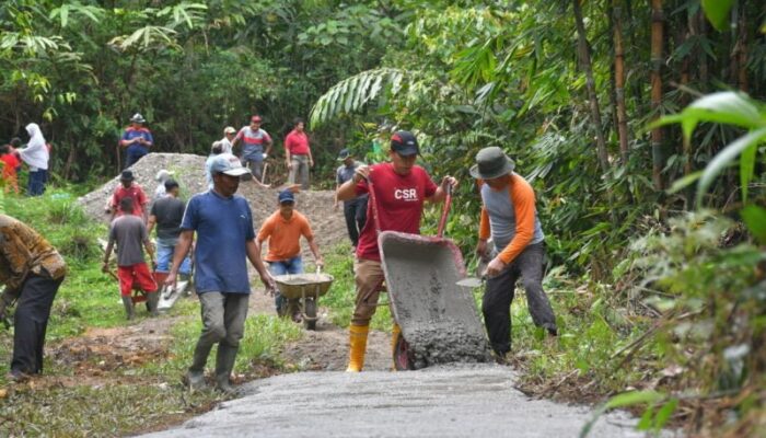 Padang Bergoro III, Semen Padang Betonisasi Jalan Gaduik Ketek