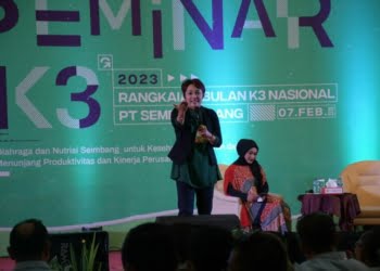 Hadirkan Ahli Gizi Indonesia Rita Ramayulis, Semen Padang Gelar Seminar K3