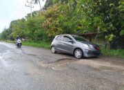 Jalan Setangkai -Pauh Tinggi Lintau Alami Kerusakan, Bupati Eka Putra Akan Perjuangkan Ke Provinsi