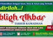 Sambut Ramadan, Jemaah Masjid Nurul Ikhlas Jorong Nan IX Gelar Tabligh Akbar