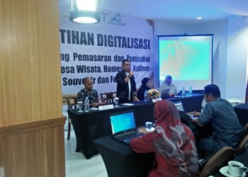 Kadis Pariwisata, Pemuda dan Olahraga Padang Pariaman Buka Pelatihan Digitalisasi