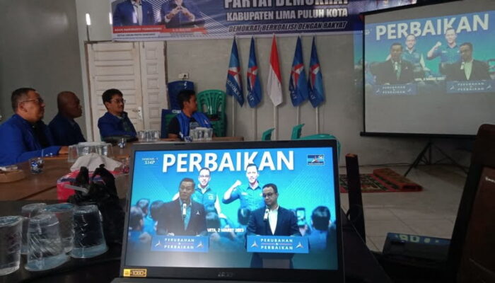 DPC Partai Demokrat Lima Puluh Kota Siap Menangkan Anies di Pemilu 2024
