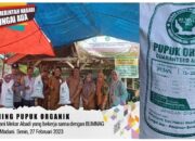 Bumnag Nagari Sungai Aua Madani Bersama Keltan Mekar Abadi Resmikan Pupuk Organik