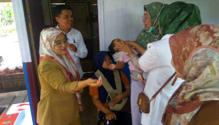 Posyandu Korong Kapalo Padang Laksanakan Crash Program Imunisasi Polio