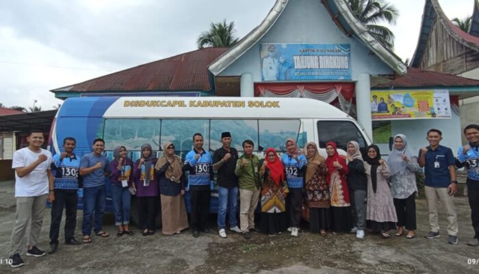 Pengurusan Dokumen, Disdukcapil Lakukan Sijarla di Nagari Tanjung Bingkung