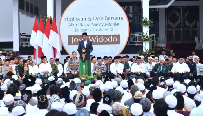 Presiden Jokowi Apresiasi Dukungan Masyarakat Melayu-Banjar Terhadap Pembangunan IKN