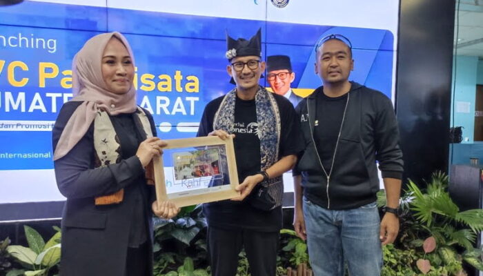 Menparekraf Sandiaga Uno Resmikan TVC Promosi Pariwisata Sumbar