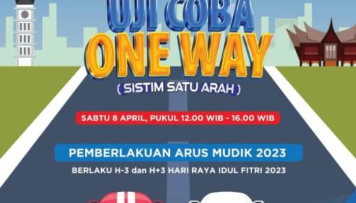 Atasi Kepadatan Pada Lebaran, Ditlantas Sumbar Uji Coba Sistem Satu Arah Sicincin ke Bukittinggi