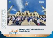 Idulfitri Sabtu, Salat Id di Masjid Islamic Center Padang Panjang