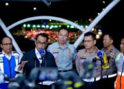 Menteri Perhubungan, Kakorlantas Polri dan  Jasa Raharja Amankan Mudik di Km 70 Tol Cikarang Utama