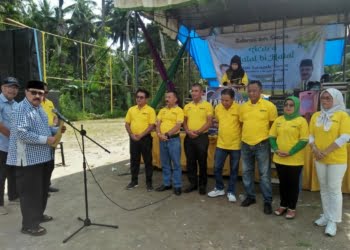 Haji Sagi Lantik Pengurus Alumni SMPN 1 Sungai Geringging