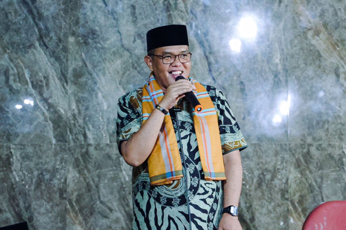 Ketua DPRD Sumbar, Supardi saat safari Ramadan di Masjid Al-Mutawahidah yang terletak di Kelurahan Ompang Tanah Sirah, Kecamatan Payakumbuh Utara, Kota Payakumbuh. IST