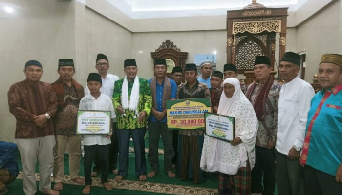 TSR IV Kabupaten Solok Selatan Kunjungi Masjid Darussalam Batang Lolo