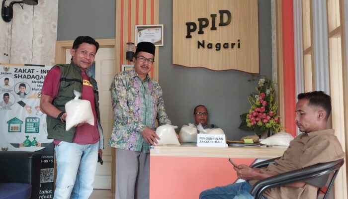 UPZ Nagari III Koto Aur Malintang Buka Posko Pengumpulan Zakat