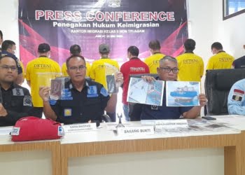 Delapan WNA Cina Ditangkap Imigrasi Agam di Air Bangis Pasaman Barat