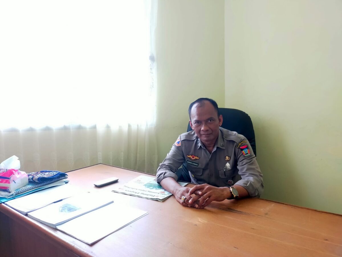 Kepala Bidang Rehab Rekon BPBD Kota Padang Edrian Edward