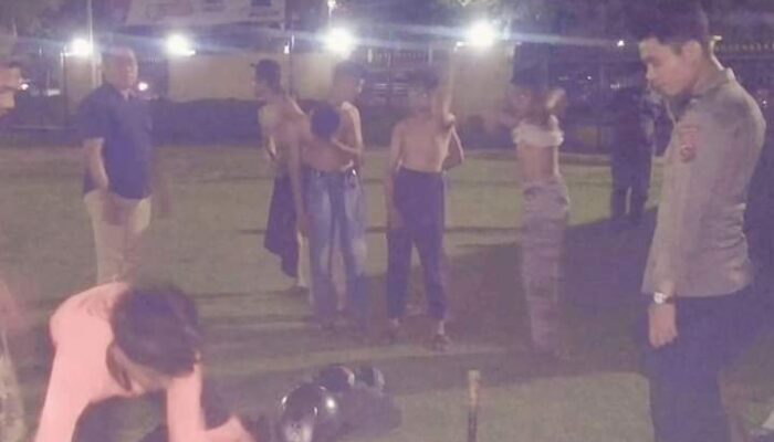 12 Pebalap Liar di Kawasan Balaikota Ditangkap Satpol PP Padang