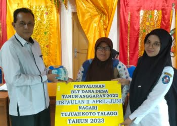 Nagari Tujuah Koto Talago Salurkan BLT DD Tahap II Pada 64 KPM