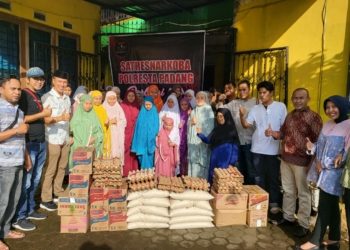 Satresnarkoba Polresta Padang Sambangi Panti Asuhan Aisyiyah Sawah Liek