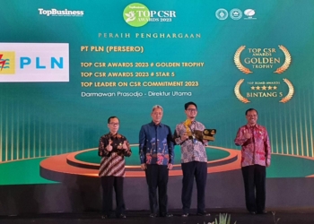 Lagi, Program Peduli Lingkungan PLN Bertabur Penghargaan di Ajang TOP CSR Awards 2023