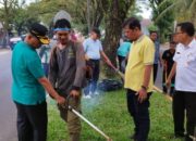 Jelang Penas Tani XVI, ASN Pemprov Bersih-Bersih “Pintu Masuk” Kota Padang