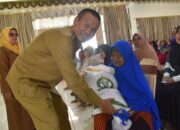 5.345 KPM di Pariaman Terima Bantaun Beras Cadangan