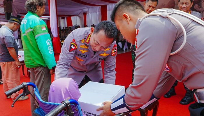 Masyarakat Apresiasi Bakti Sosial Polri Sambut HUT Bhayangkara ke-77