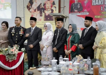 Hadiri HUT Bhayangkara, Bupati Khairunas: Semoga Polri Berjaya, Berkeadilan dan Humanis