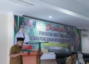 Dinas Pertanian Agam Sosialisasikan Penerbitan STD-B