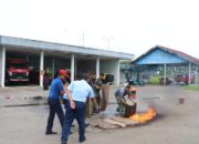 Cegah Bahaya Kebakaran, Lanud Sutan Sjahrir Gelar Simulasi Pemadam Kebakaran