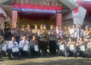 Kapolres Pasaman Barat AKBP Agung Basuki Pimpin Sertijab Kasat Lantas