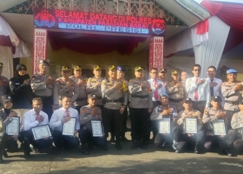 Kapolres Pasaman Barat AKBP Agung Basuki Pimpin Sertijab Kasat Lantas