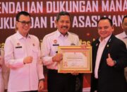 Kanwil Kemenkumham Sumbar Raih Penghargaan Pengelolaan Barang Milik Negara Terbaik pada Rakor Pengendalian Program Dukungan Manajemen Tahun 2023