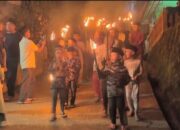 Remaja Masjid Taqwa Lumindai Sambut Tahun Baru Islam 1 Muharram 1445 Hijriah dengan Pawai Obor