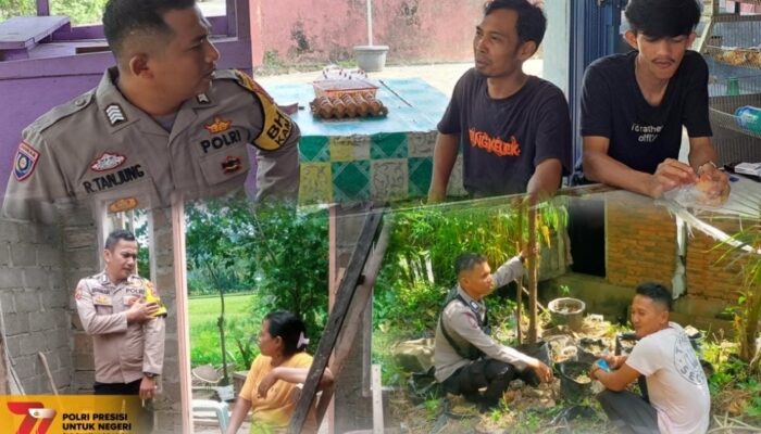 Bhabinkamtibmas Polsek Bayang Turun ke Nagari