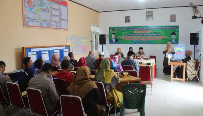 KUA Kecamatan Barangin Laksanakan Sosialisasi Kampung Moderasi Beragama