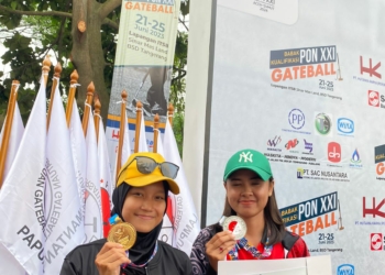 Kontingen Gateball Sumbar Dulang Emas dan Perak di Pra PON XXI