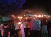 Nagari Sukomananti Aua Kuniang Semarakkan Muharram dengan Pawai Obor