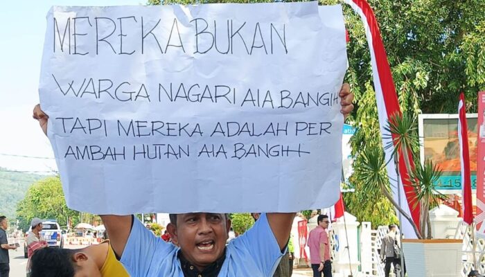 Demo Tandingan Muncul di Hari Ketiga Perjuangan Masyarakat Air Bangis Tolak PSN