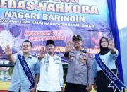 Nagari Baringin Tanah Datar Ditetapkan Sebagai Kampung Bebas Narkoba