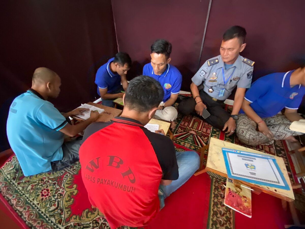 Warga binaan Lapas Payakumbuh akan gunakan hak pilih di TPS lapas. ist