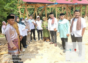 Tim Kementerian Desa PDT Kunjungi Proyek Objek Wisata Lurah Bukit Nagari Balai Panjang