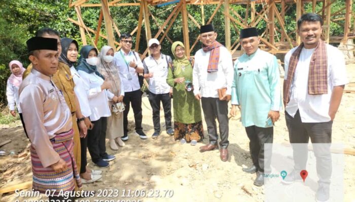 Tim Kementerian Desa PDT Kunjungi Proyek Objek Wisata Lurah Bukit Nagari Balai Panjang
